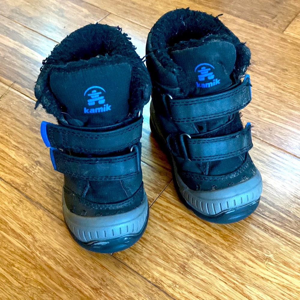 Kamik Waterproof Winter Boots - toddler size 3-4